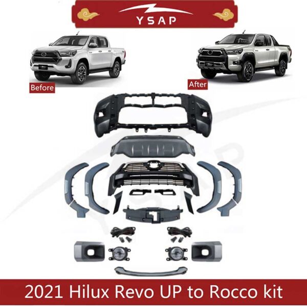 2021 Hilux Revo upgrade to Rocco body kit - 图片 2