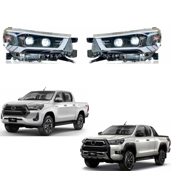 2021 Hilux Headlamp modify style LED - 图片 2